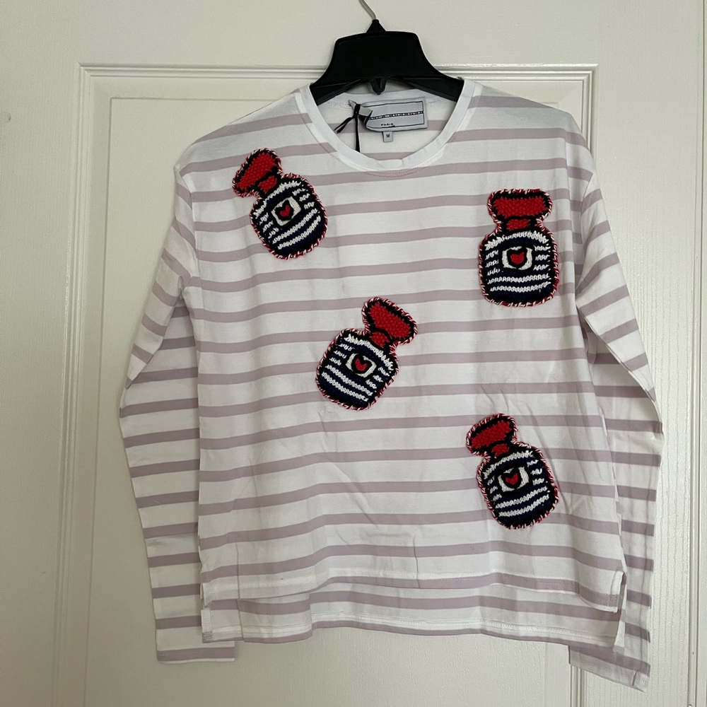 Michaela Buerger Perfume Bottle Patch Shirt size M